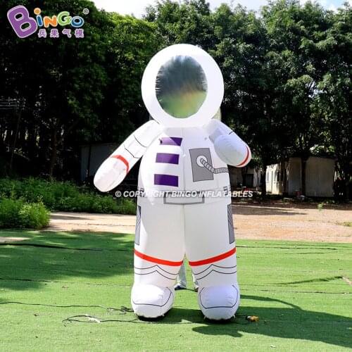 Free Shipping 3mH Inflatable Astronaut Model With LED Lights For Decoration / Custom Made Inflated Space Pilot - BG-C0567
