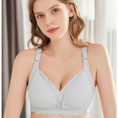 Nursing Bra Breast Feeding Maternity Breastfeeding Bras Pregnancy Pregnant Large Size Intimate Clothes New Cotton Wire Free