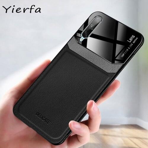 For Samsung A50S Case Silicone Shockproof Bumper PU Leather Plexiglass Back Cover For Galaxy A10 A20 A30 A50 A70 A7 Phone Cases