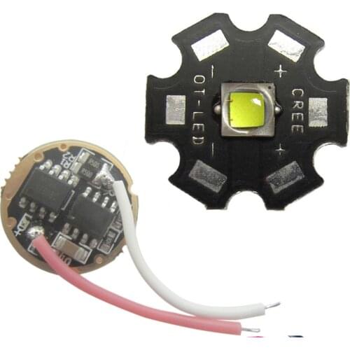 CREE 10W XML L2 (more bright than T6) Warm White 3500K Flashlight LED light With 20mm Star Base + 5-Mode 3.7V Driver