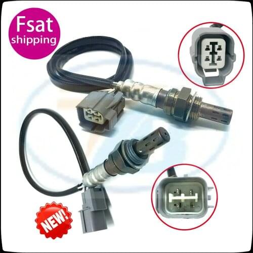 2pcs Oxygen O2 Sensor 1, 2 Upstream & Downstream Front Rear For Honda Civic 2001 2002 2003 1.7L D17A Car Accessories Auto Parts
