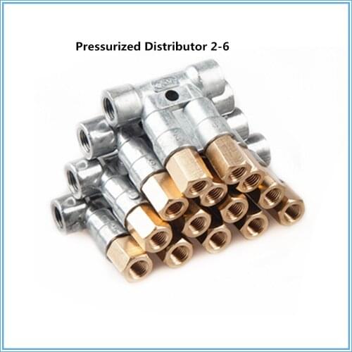 Detective Pressurized Grease/Oil distributor/separator valve/divider 5 outlets for centralized lubrication system