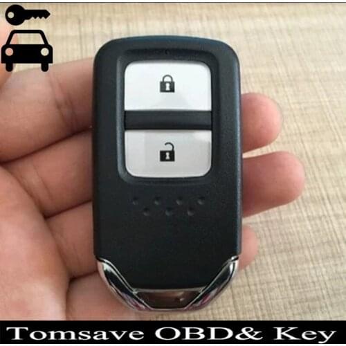 For Honda FIT Jazz VEZEL XRV Original Size 2 Buttons Smart Remote Key 433mhz with ID47 chip Full Remote Key Auto Lock Remote