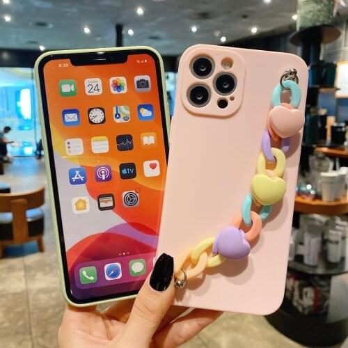 For Samsung Galaxy A10 A20 A30 A40 A50 A60 A70 A01 A11 A21 A31 A41 A51 A71 5G Rainbow Bracelet Soft Phone Case Back Cover Shell