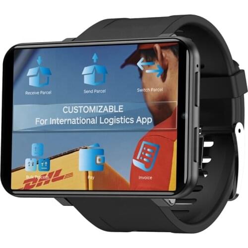 HD Big Size Display Sports Watch 3+32GB Sim Calling Mul-ti Language Heart Rate Smart Watch Bracelet