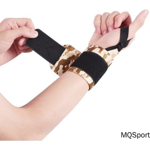 Gym Fitness Compression Wrist Nylon Camouflage Winding Weightlifting Basketball Booster Bandage Wristband