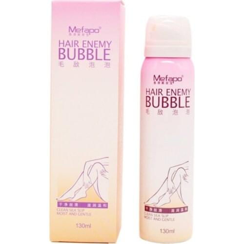MEFAPO Painless Hair Removal Cream Depilatory Bubble Wax Boby Bikini Legs Hair Remover Foam Mousse in Spray Bottle Pomades Waxes