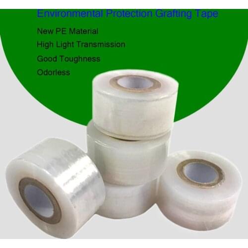 1 Roll Grafting Tape Garden tools Gardening Fruit Tree Branches Grafting Self-adhesive Transparent Sealing Film