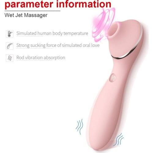 Powerful 10 Speed Heating Clitoris Stimulator Vibrator Vagina Vibrating G spot Oral Licking Nipple Sucker Sex Toys for Woman