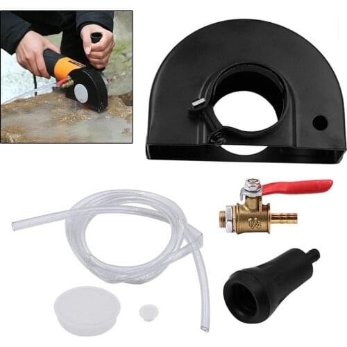 240mm Angle Grinder Shield Set Water Cutting Machine Base Safety Cover Double-sided Watering With Water Pipe Protector Cover