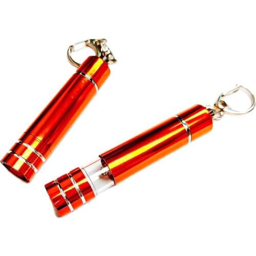 2 pc New Mini LED Bulb Light Keychain Key Ring Flashlight Torch lamp pinata gift