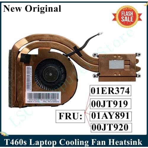 LSC NEW Original Cooling Fan Heatsink For Lenovo Thinkpad T460s Laptop 01ER374 00JT919 01AY891 00JT920