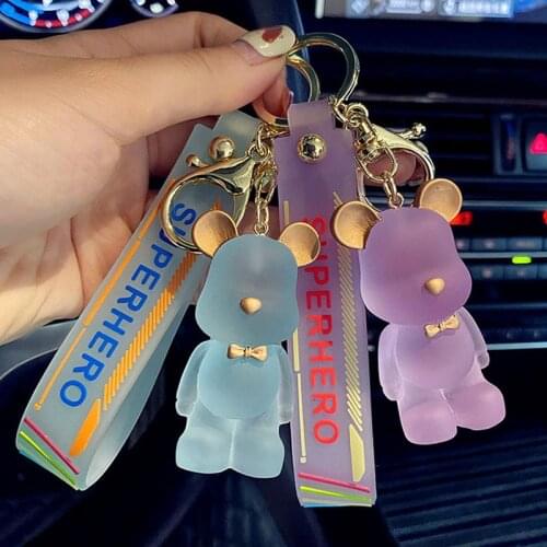 Adorable Crystal Blush Animal Crossing Self Defense Keychain Charms Key Ring Anime Accessories Car Key Pendant Keychain