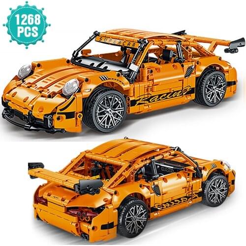 High-Tech Creator Car Series Building Blocks Famous Speeding Sports Car Racing Set Toys Assembly Bricks For Children For Friends