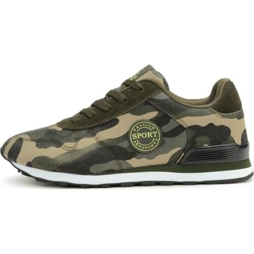 Oxford Sports Shoes Sneaker Arder Canvas Travel Shoes Cadet Camouflage Shoes Flat Bottomed Training Lovers Running Shoes