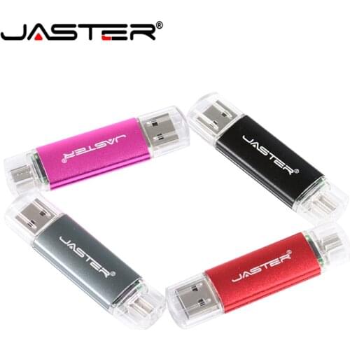 JASTER OTG USB for Smart Phone usb flash drive 8GB 16GB 64GB 32GB thumb drive pen driver pendridve memory stick card pen drives