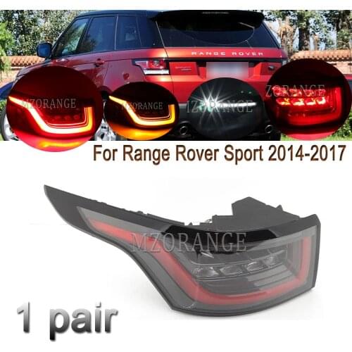 MZORANGE 1 Set LED Rear Tail Light Tuning Parts Old To New Upgraded 2018 For Land Rover For Range Rover Sport 2014-2017