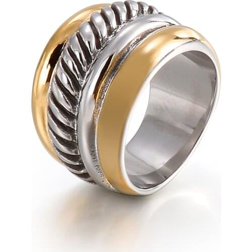 KALEN Stainless Steel 2 Color Rings Women Fashion Jewelry Golden Silver Color Geometry Knuckle Ring Unique Cocktail Party Ring