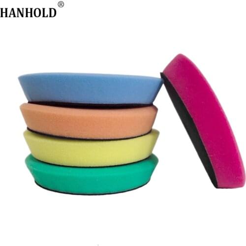 6 Inch Car Polishing Pads Ultra-thin Light/Medium/Heavy Cut Polishing Pads & Buffing Sponge Pads for 5inch RO/DA/GA Car Polisher