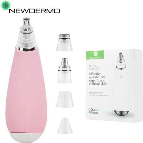 NEWDERMO 2 in 1 Microdermabrasion Machine & Vacuum Remove Blackhead Ance Pore Extractor Skin Rejuvenation Peeling Exfoliating