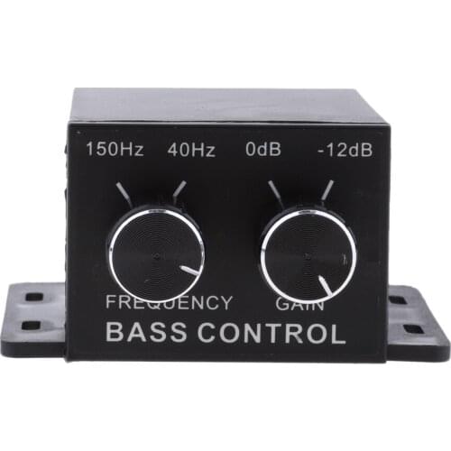Car Audio Bass Controller RAC Adjust Line Level Amplifier Volume Equalizer