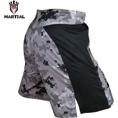 2020 NEW ARRIVAL BOXING SHORT BJJ TRUNKS WITH POCKET EMBROIDETAR MARTIAL FIGHT SHORTS