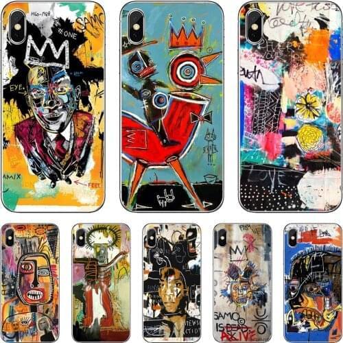Phone Cases Jean-Michel-Basquiat-Art-Graffiti For Samsung Galaxy A12 A31 A41 A51 A71 A20e A21s M30 A10 A30 A40 A50 A60 A70
