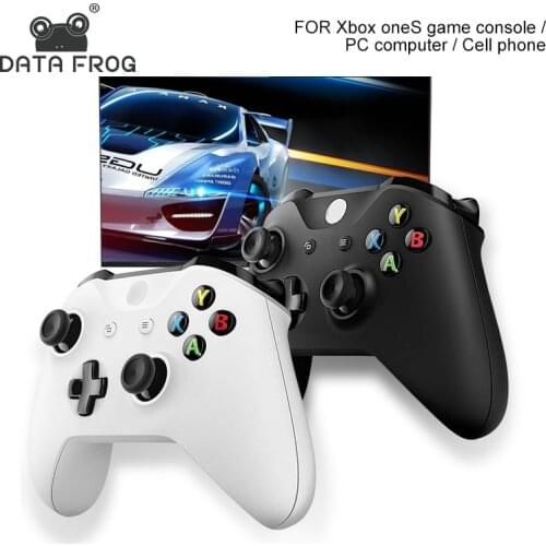 Data Frog Bluetooth Wireless Gamepad for Xbox One Slim Control Vibration Joystick for Mobile Phone Win7/8/10 PC Controller