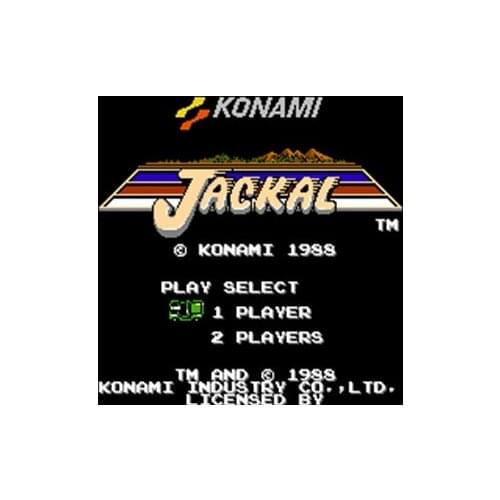 Jackal (U) 60 Pins 8 Bit Game Card