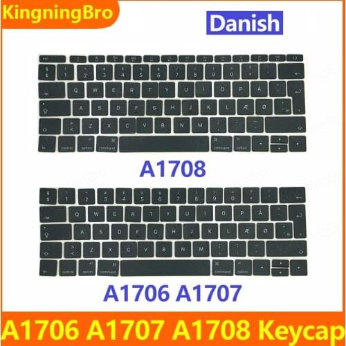 Laptop Danish Keys Keycaps Key Cap Keyboards Scissor Repair for Apple Macbook Pro A1706 A1707 A1708 2016 2017 Years