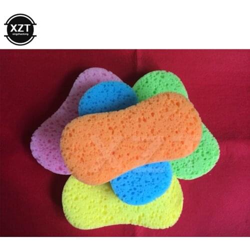 Color Random Delivery Large Car Wash Sponge High Density 8 Word Vacuum Compression Sponge Car Sponge Block Honeycomb Cotton
