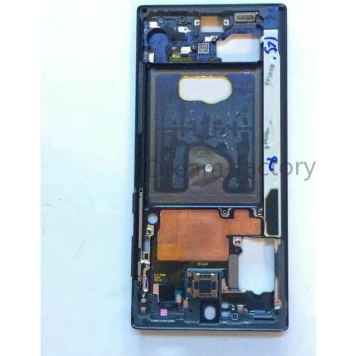 5PCS Middle Frame Bezel Chassis Housing with SIM Card Parts for Samsung Galaxy Note 10 Plus N970