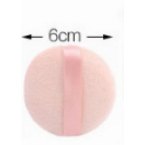 Mini Round Ribbon Cotton Puff Face Puff Ribbon Sponge Make Up Tools Three Sizes 2021 New Simple Cosmextic Accorises