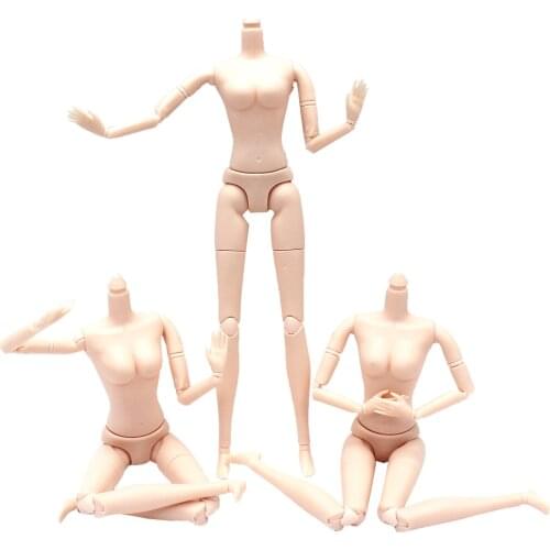 NK Newest Type 30cm Doll Body Part White Skin 26joints Moveable Accessories 11.5inch Heigh Body Doll Toys for Girls 3X