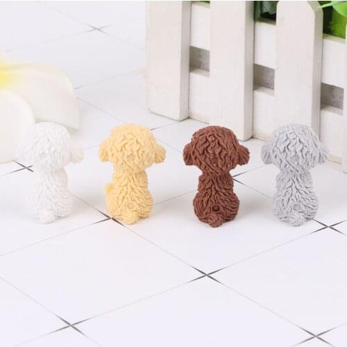 Mini 3D Cute Cartoon Dog Rubber Pencil Eraser School Student Korean Stationery Correction Supplies For Kids Gifts P9YA