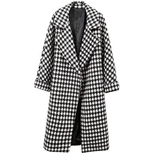 MOONBIFFY Womens Black Coats