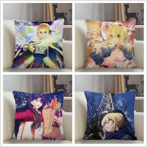 Musife New Custom Fate/stay night Pillowcase Sofa Decorative Cushion Cover Pillowcase Home Decor Drop Shipping Wholesale