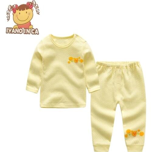 Soft and Comfortable Autumn Kids Pajamas Children Sleepwear Baby Pajamas Sets Boys Girls Animal Pyjamas Pijamas Cotton Clothing