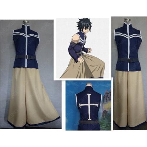 Japan Anime Fairy Tail Cosplay Clothing Gray Fullbuster Cosplay Costumee