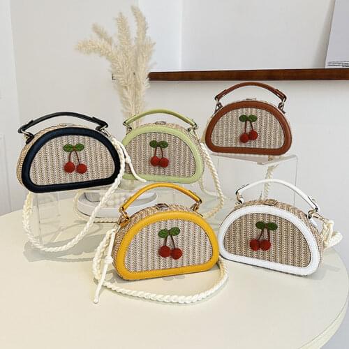 Autumn Winter Shoulder Crossbody Bag Women Woolen Plaid Pattern Chain Handbags Portable Commuter Clutch