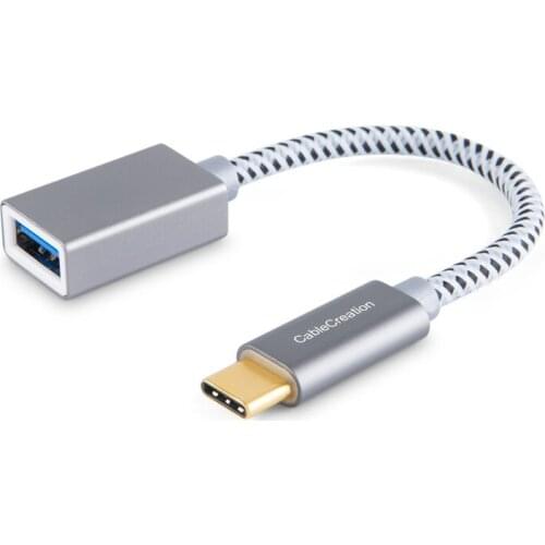 USB C to USB Adapter,0.5 Feet USB 3.1 Type C to USB 3.0 A Gen 1 Female Adapter OTG (on-The-go) Cable