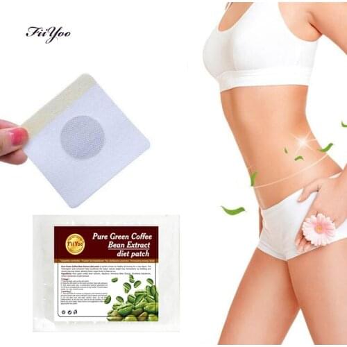 FiiYoo Green coffee extracts slimming patch burn fat on waist leg stomach lose weight hot sweating
