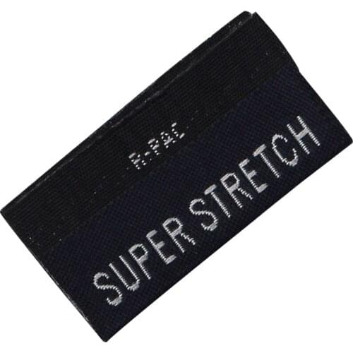 Custom Clothing Fabric Labels For Clothes Brand Name Tags With Personalized Logo Woven Label For Dress Hand Made Fashion Tag