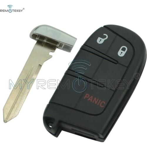 Smart key shell cover case 3 button for Dodge Journey Durango Jeep Grand Cherokee 2011 2012 2013 2014 2015 M3N-40821302 remtekey