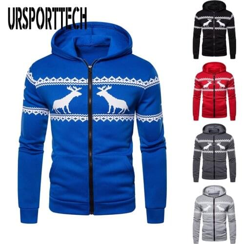 URSPORTTECH Men's Cardigans With A Hood
