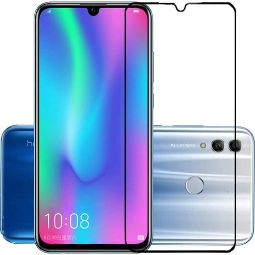 75 Pcs/Lot 2.5D Premium Tempered Glass for Huawei Honor 10 Lite Full Coverage Screen Protector Protective Film