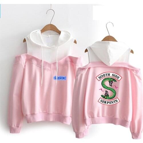 Riverdale Hoodie Woman South Side Serpents Harajuku Sweatshirt Riverdale Jacket Southside Sweatshirts Hoodies Girl Women