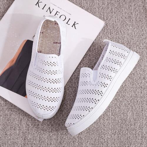 Tenis Feminino Women Tennis Shoes 2021 Black White Breathable Mesh Non-slip Female Footwear Outdoor Walking Sneakers Platform