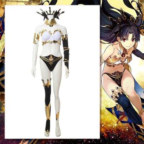 Anime Fate/Grand Order FGO Babylonia Ishtar Bikini Swimsuit Sexy Outfit Cosplay Costume Halloween Women Free Shipping 2020 New