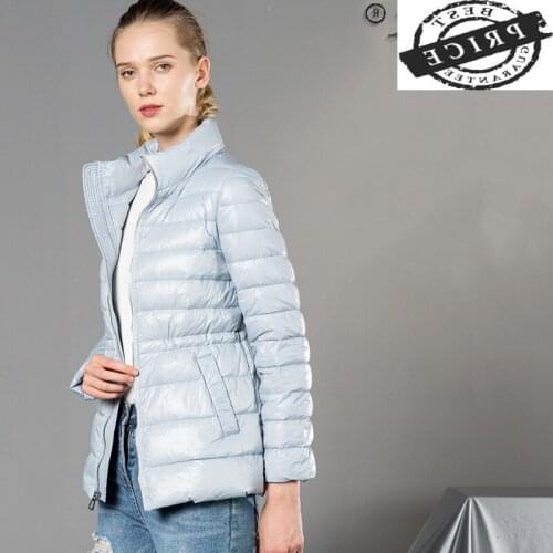 Womens Down Jacket Coat Female Ultra Light Down Jacket Women Autumn Winter Clothes 2021 Casaco Feminino Inverno a16 Pphaa0